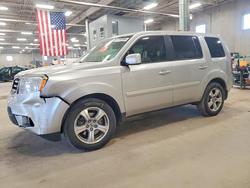Honda Pilot ex salvage cars for sale: 2012 Honda Pilot ex