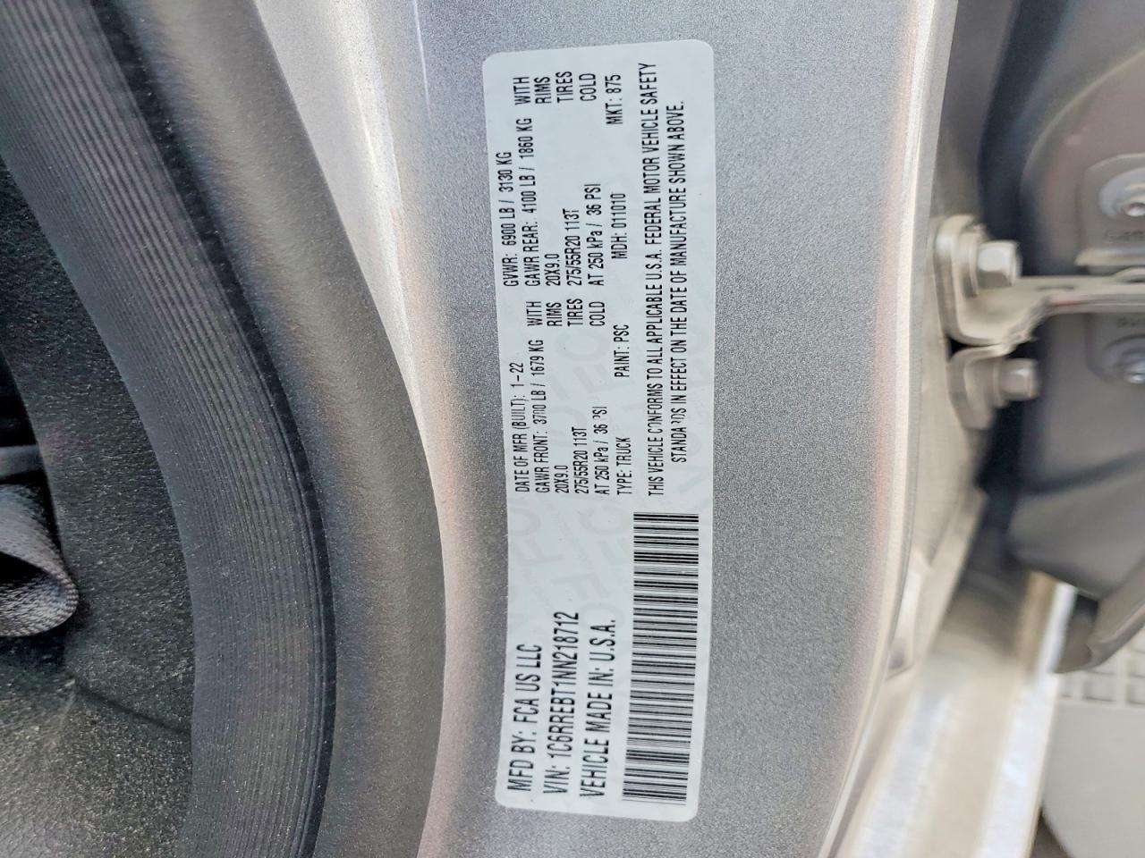 2022 Dodge RAM 1500