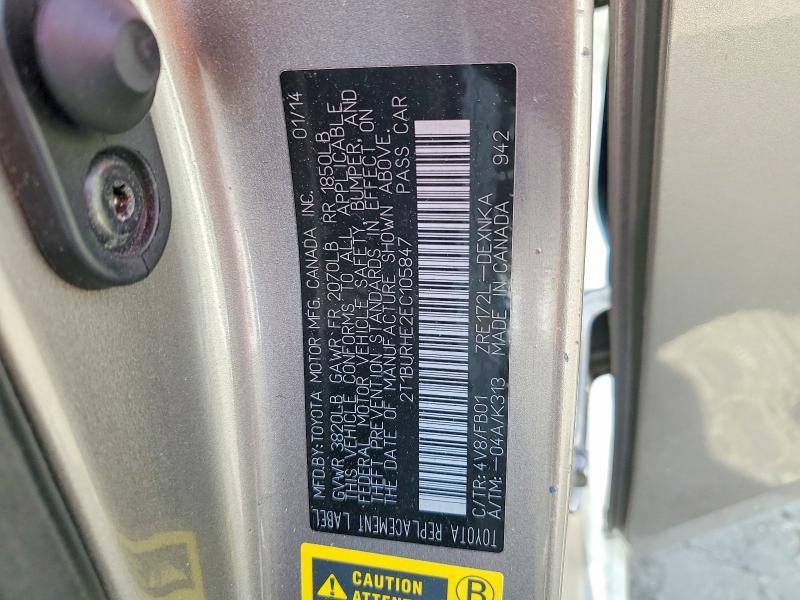 2014 Toyota Corolla le