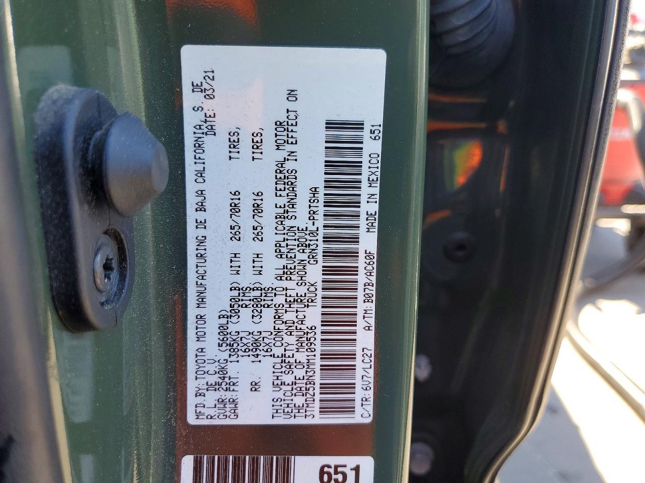 2021 Toyota Tacoma TRD OFF-Road