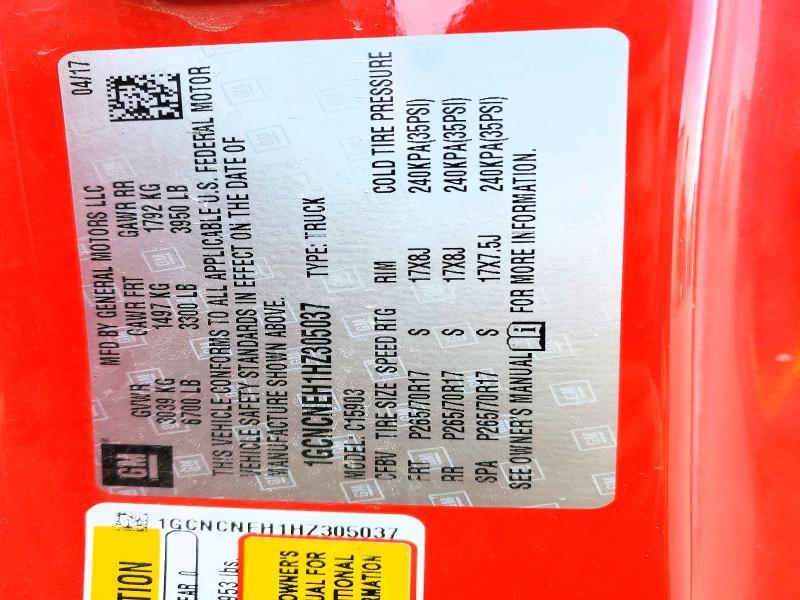 2017 Chevrolet Silverado C1500