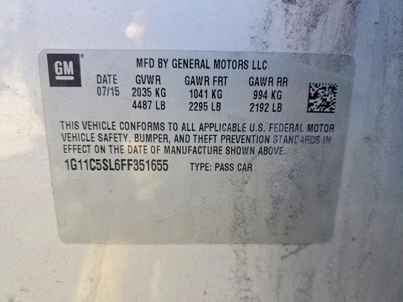 2015 Chevrolet Malibu 1LT