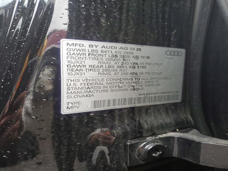 2021 Audi Q8 Premium