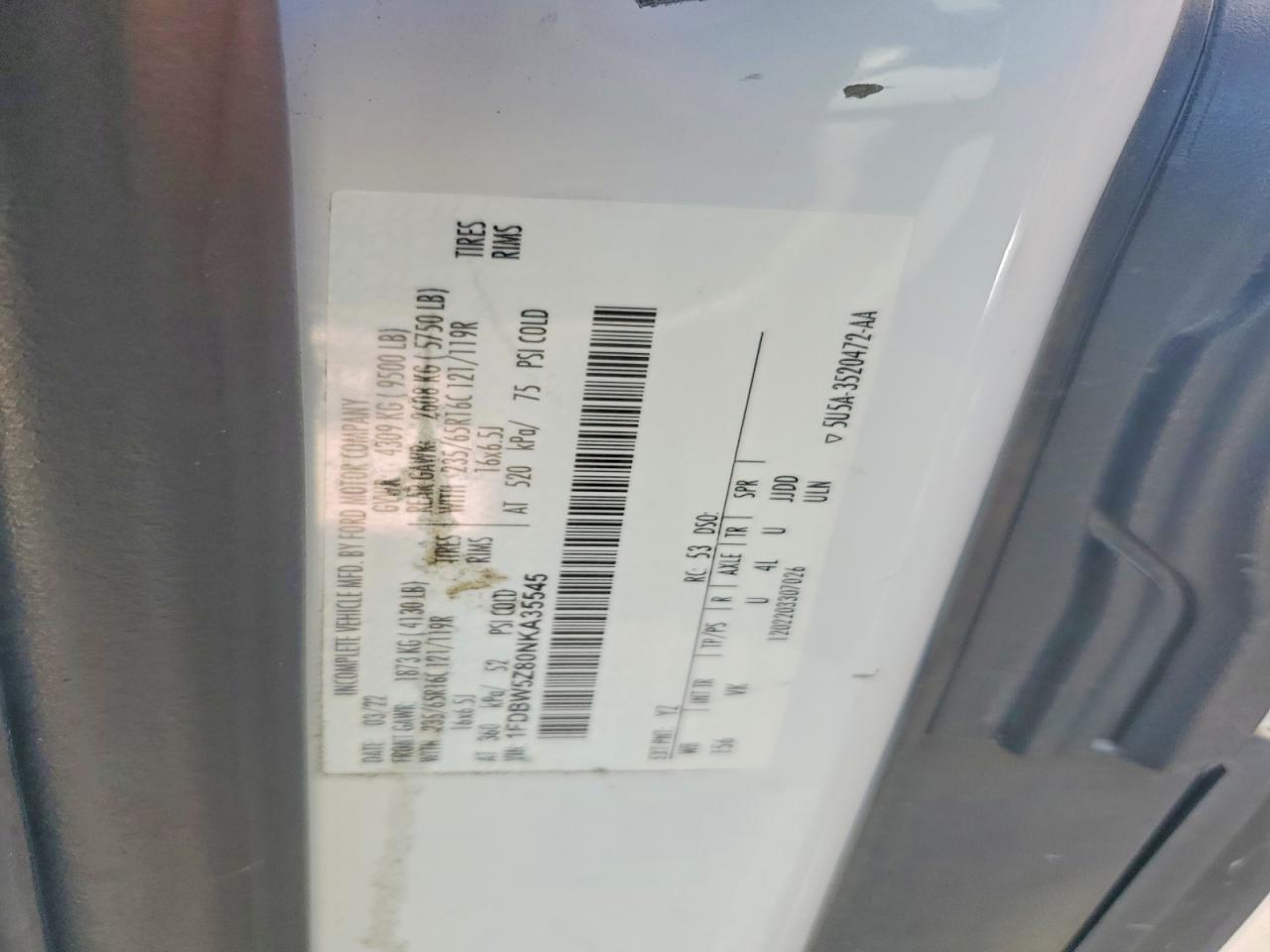 2022 Ford Transit Delivery Truck