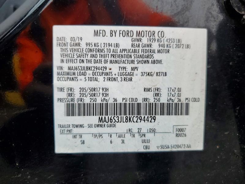 2019 Ford Ecosport ses