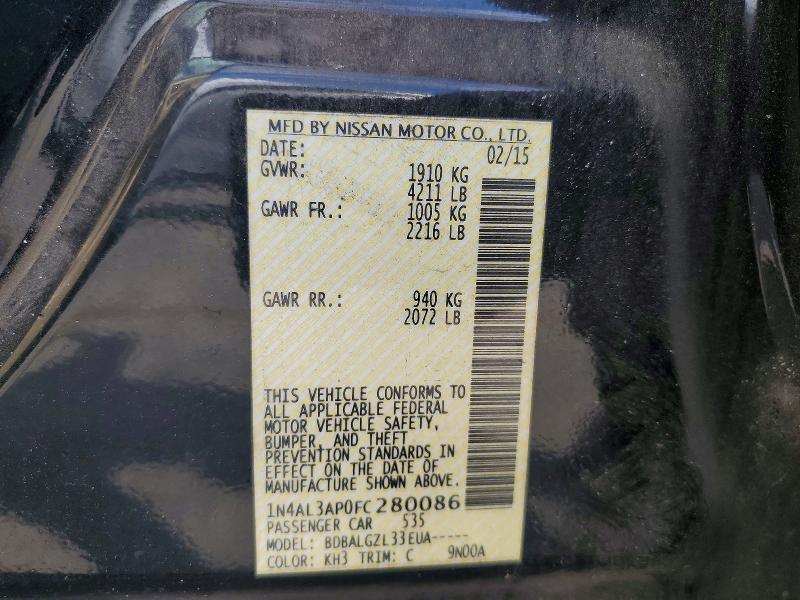 2015 Nissan Altima 2.5 s