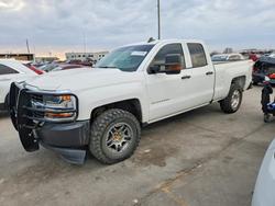 Salvage trucks for sale at Grand Prairie, TX auction: 2018 Chevrolet Silverado K1500