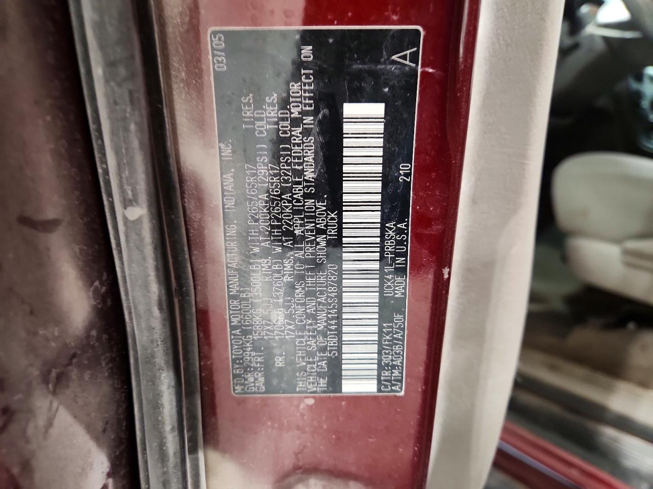 2005 Toyota Tundra SR5