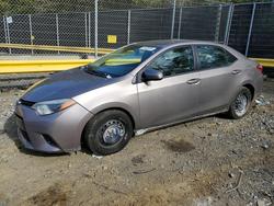 Salvage cars for sale from Copart Waldorf, MD: 2015 Toyota Corolla le