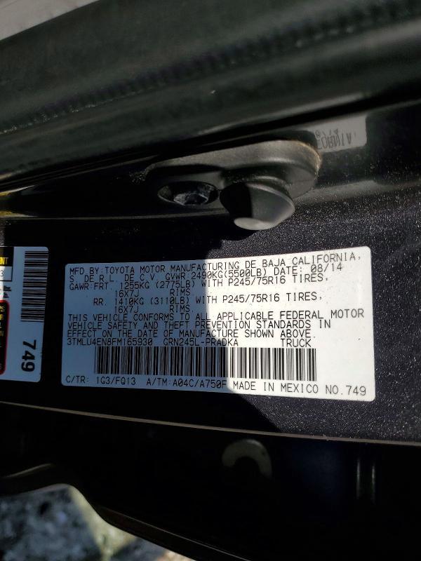2015 Toyota Tacoma V6