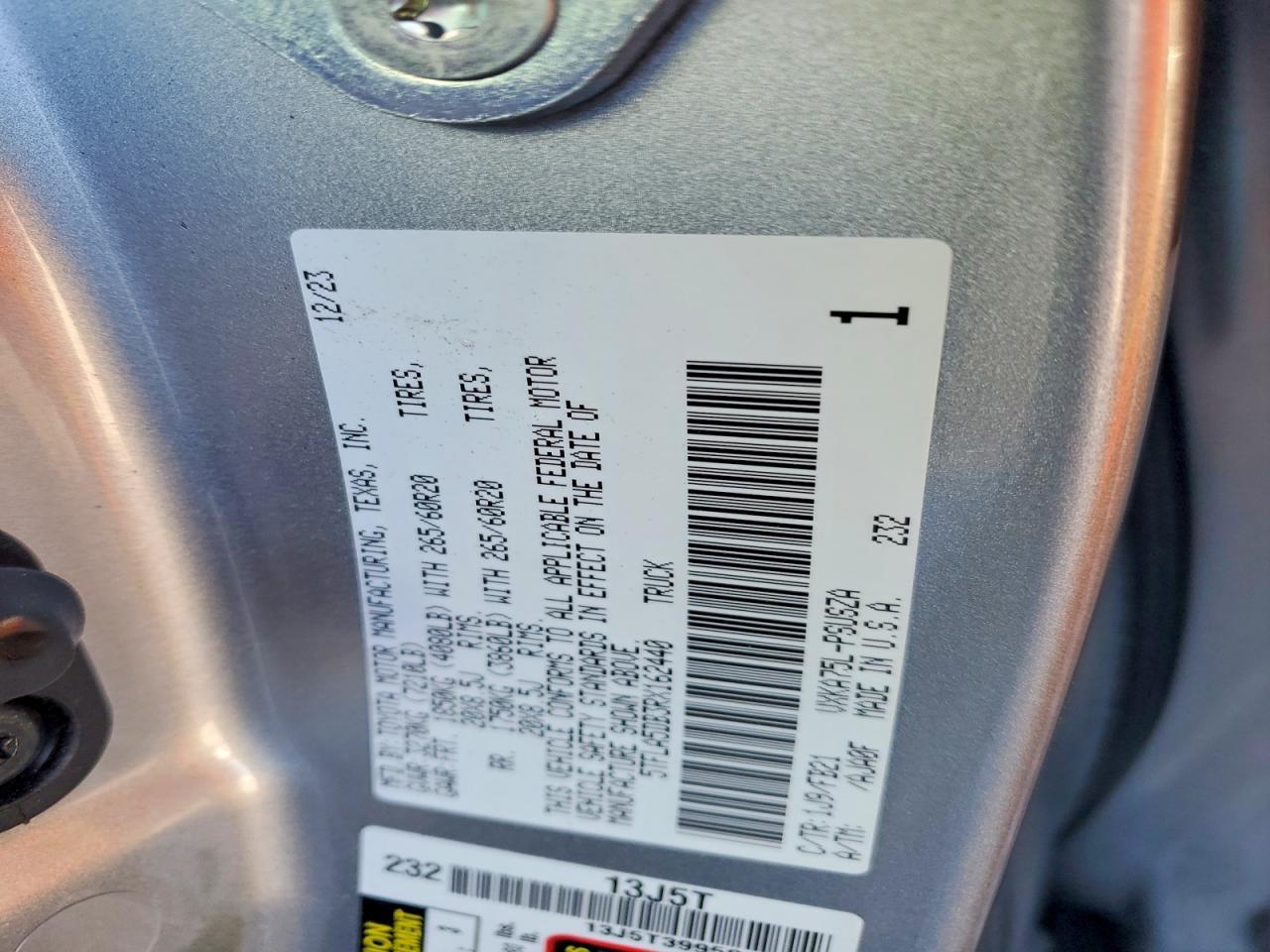 2024 Toyota Tundra SR5
