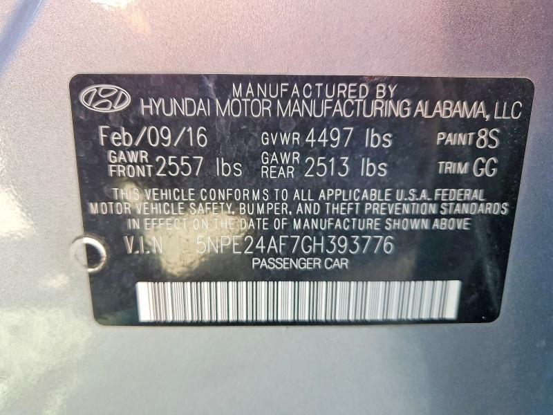 2016 Hyundai Sonata Base