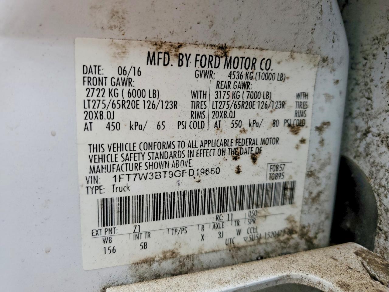 2016 Ford F350 Super Duty