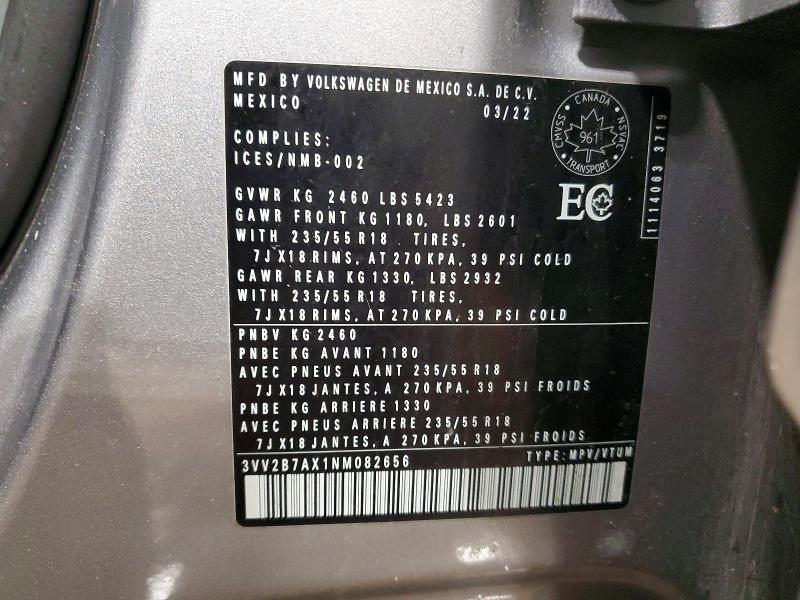 2022 Volkswagen Tiguan se