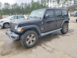 Jeep salvage cars for sale: 2018 Jeep Wrangler Unlimited Sahara