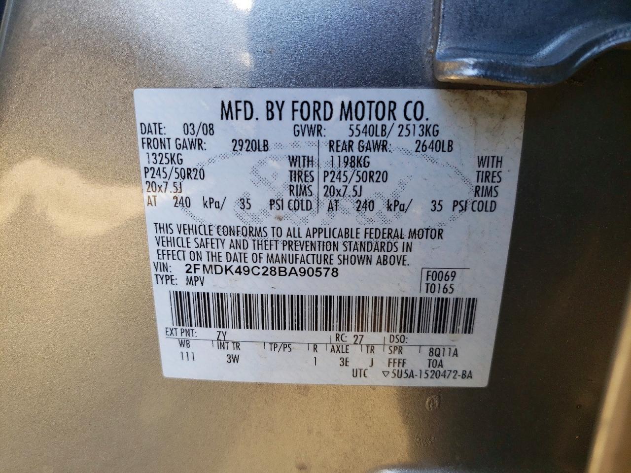 2008 Ford Edge Limited