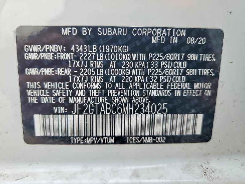 2021 Subaru Crosstrek