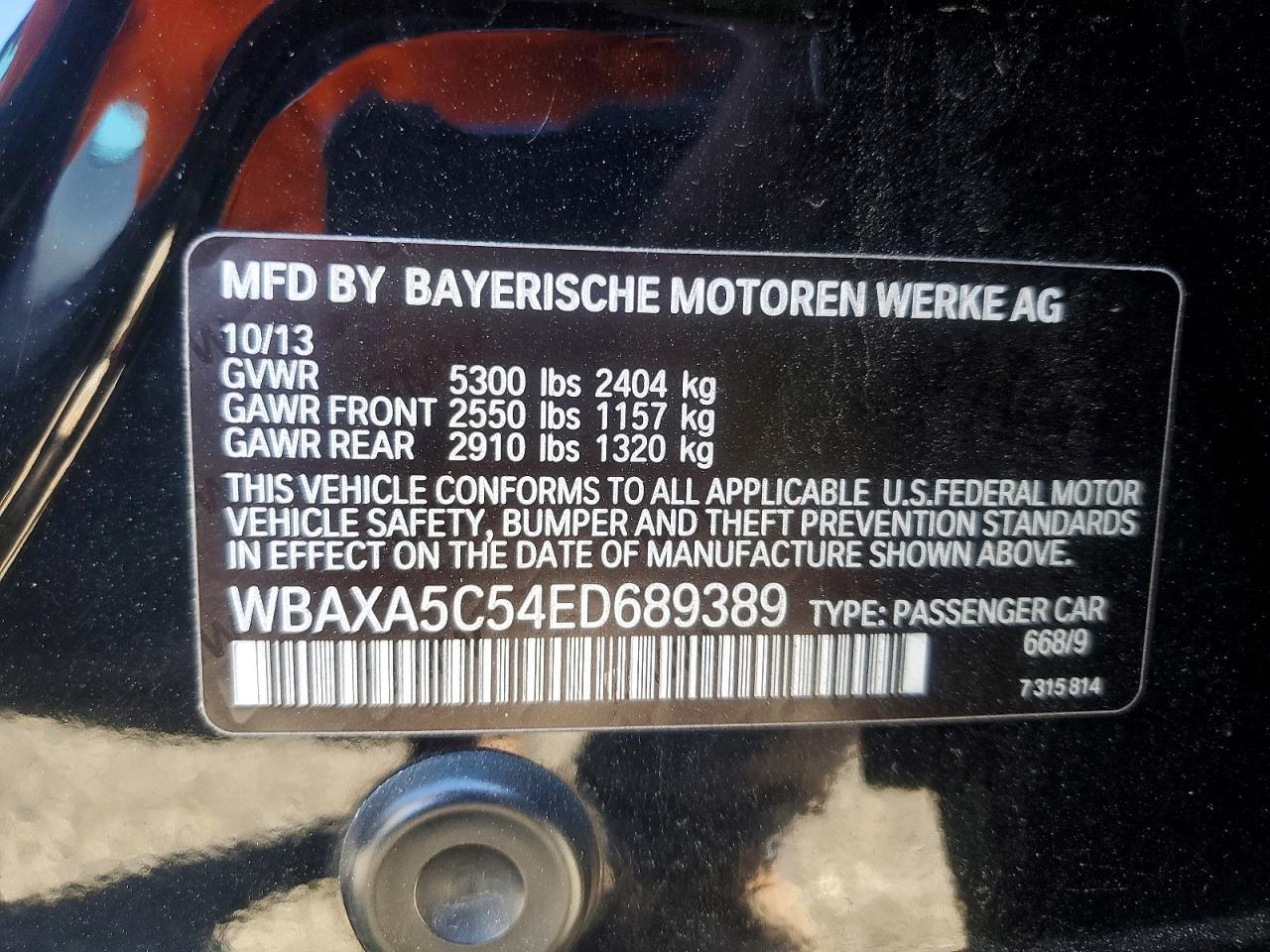 2014 BMW 535 d