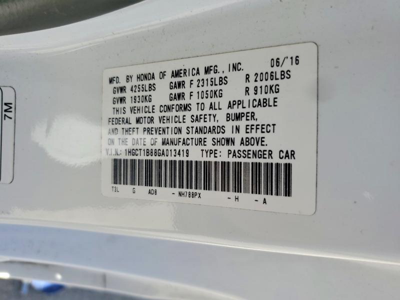 2016 Honda Accord exl