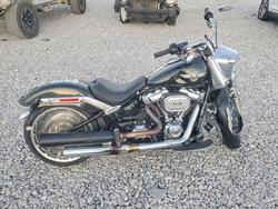 Salvage motorcycles for sale at North Las Vegas, NV auction: 2018 Harley-Davidson Flfbs FAT BOY 114