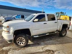Salvage trucks for sale at Nisku, AB auction: 2018 Chevrolet Silverado K1500 Custom