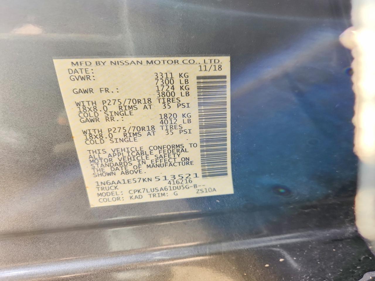 2019 Nissan Titan PRO-4X