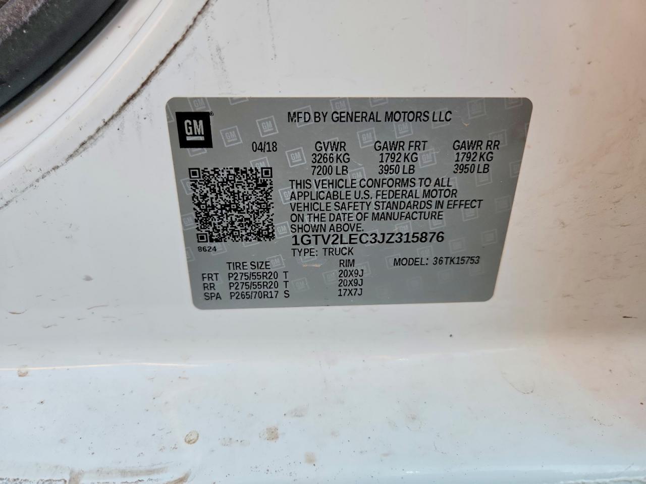 2018 GMC Sierra K1500