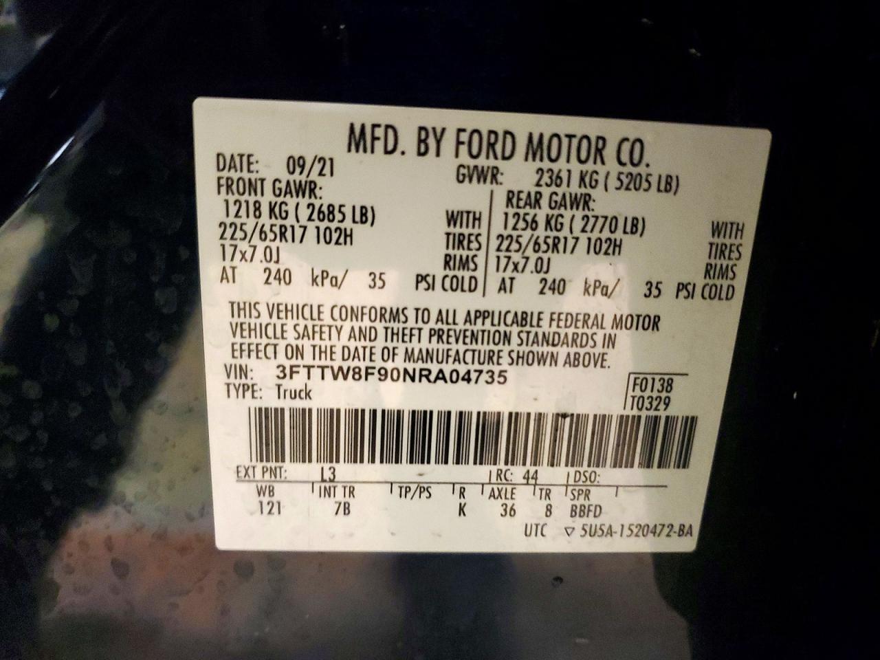 2022 Ford Maverick XL