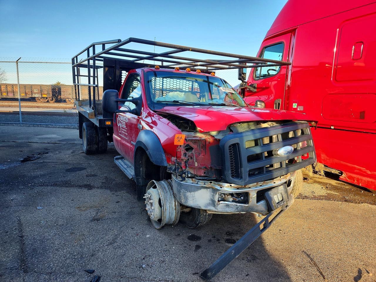2007 Ford F550 Super Duty Flatbed Truck