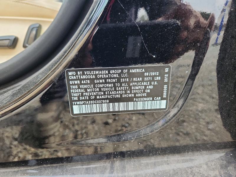 2013 Volkswagen Passat se