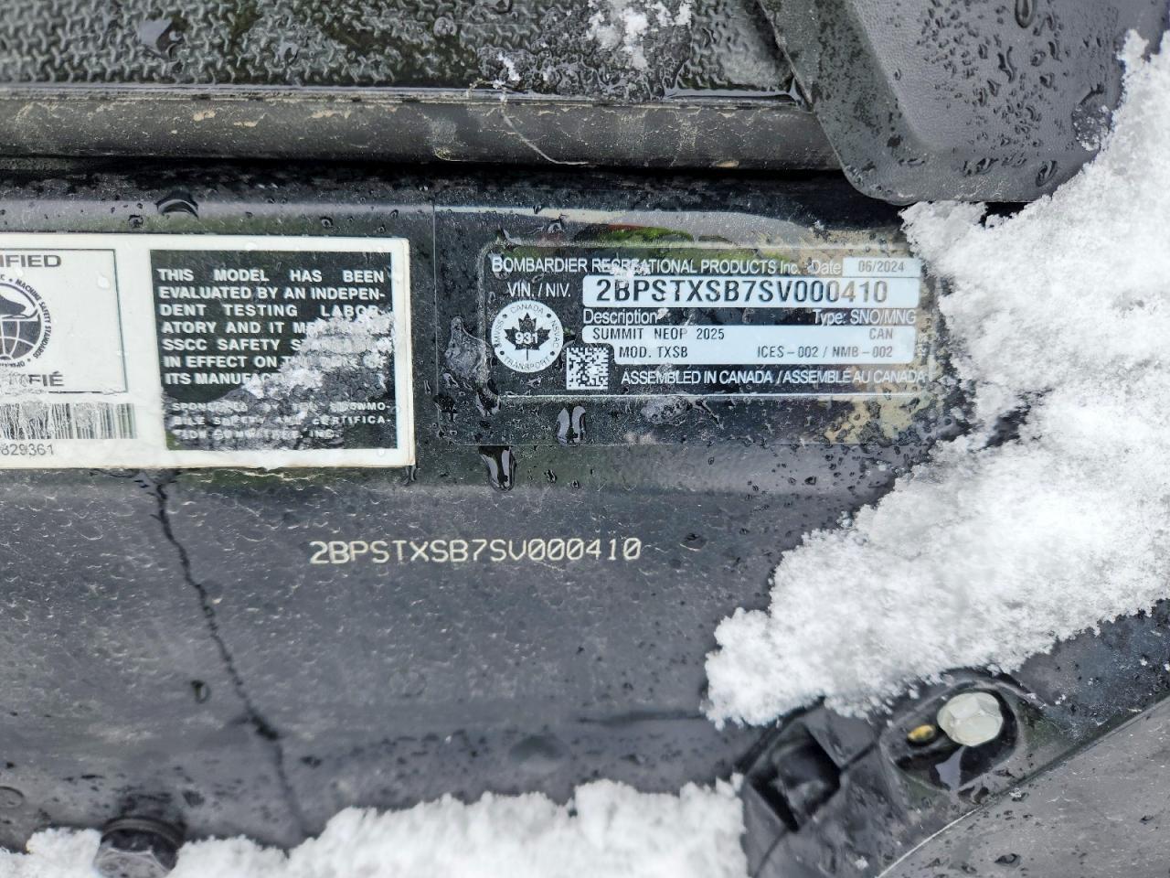 2025 Skidoo 2025 True Summit NEO+ 600