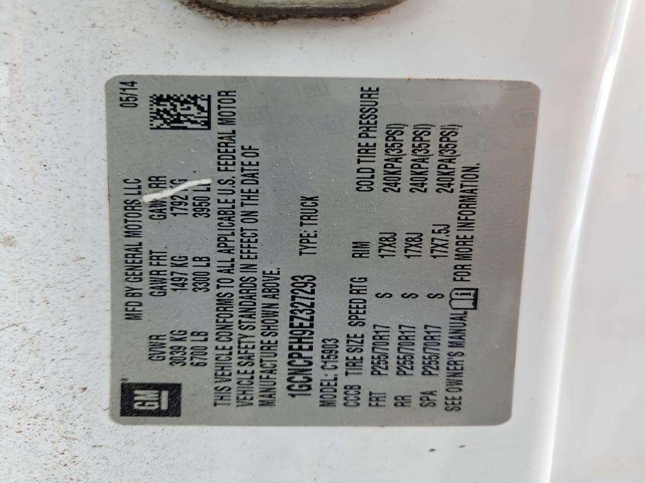 2014 Chevrolet Silverado C1500