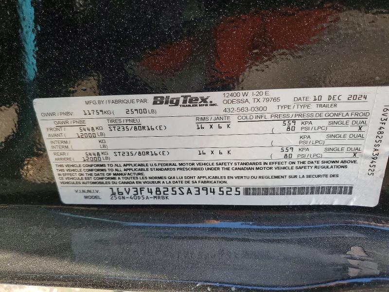 2025 Big Tex BIG TEX