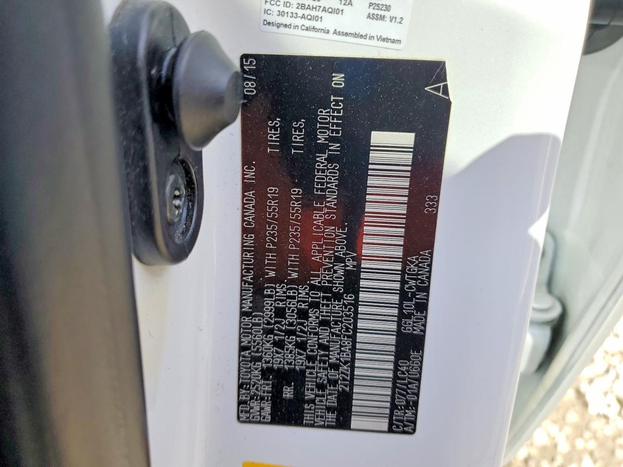 2015 Lexus Rx 350 Base