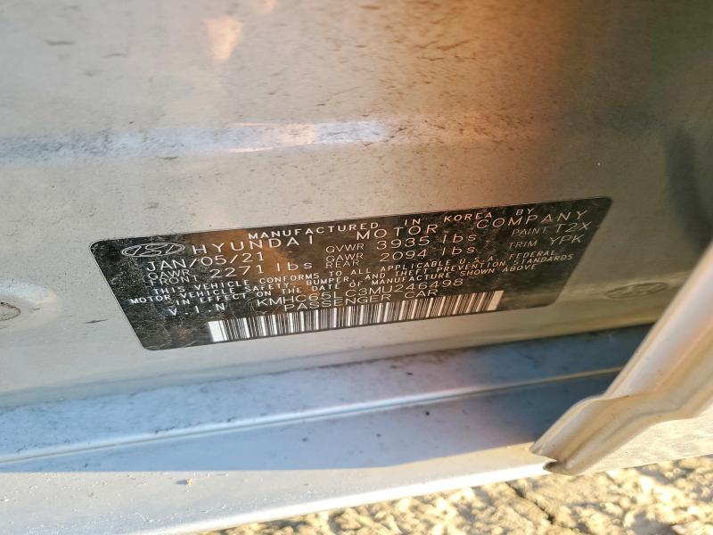 2021 Hyundai Ioniq Hybrid Blue