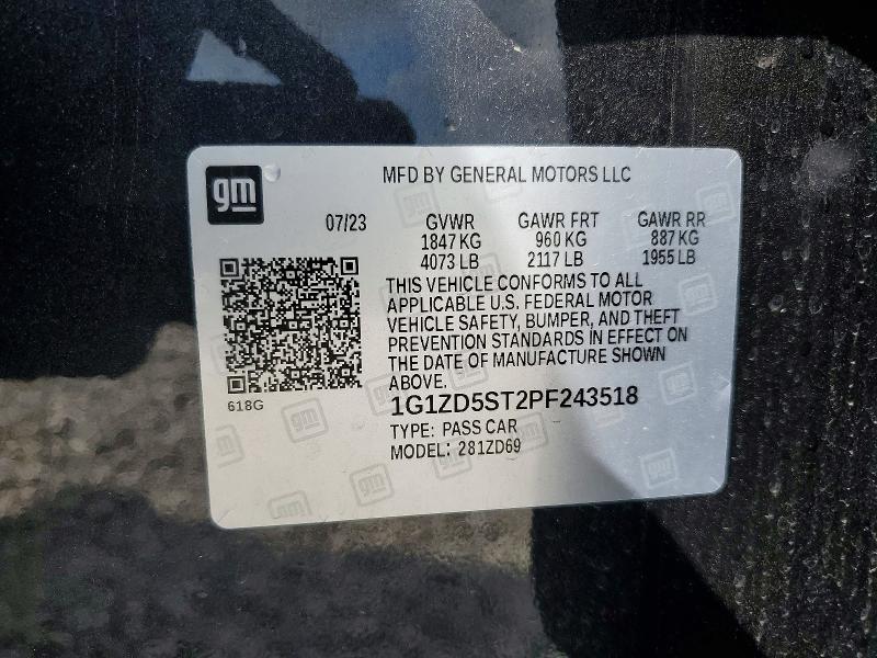 2023 Chevrolet Malibu lt