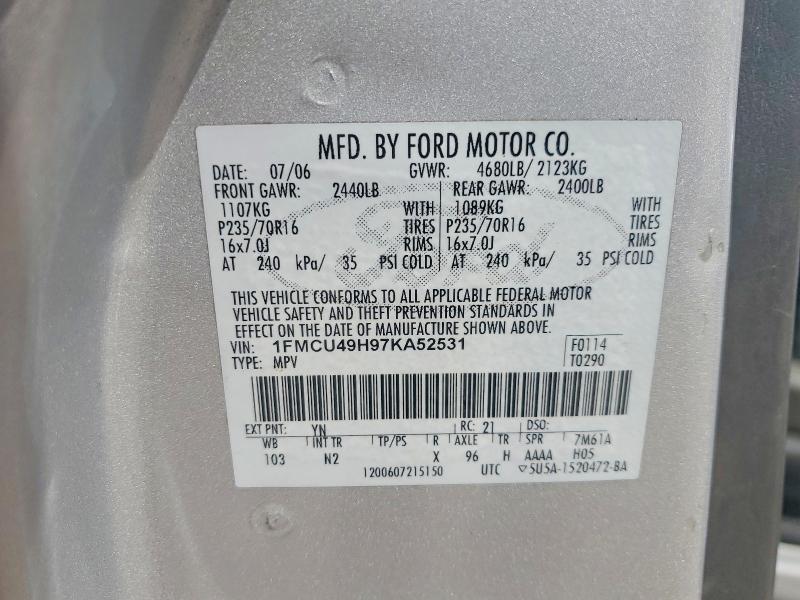 2007 Ford Escape hev
