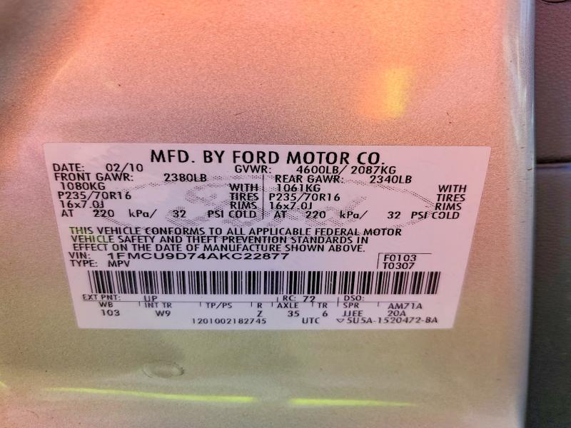 2010 Ford Escape xlt