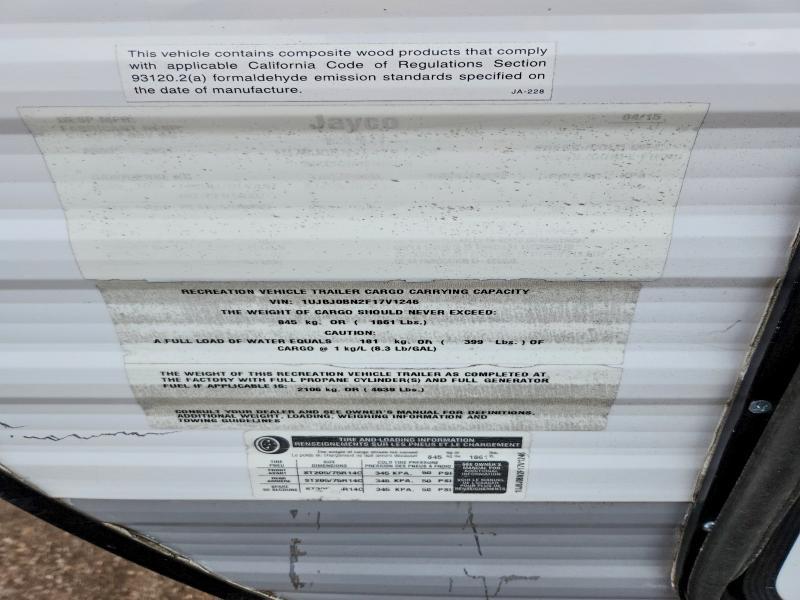 2015 Jayco Jay Flight Camper