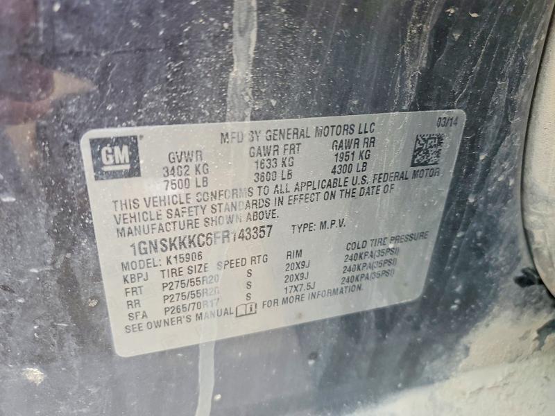 2015 Chevrolet Suburban K1500 ltz