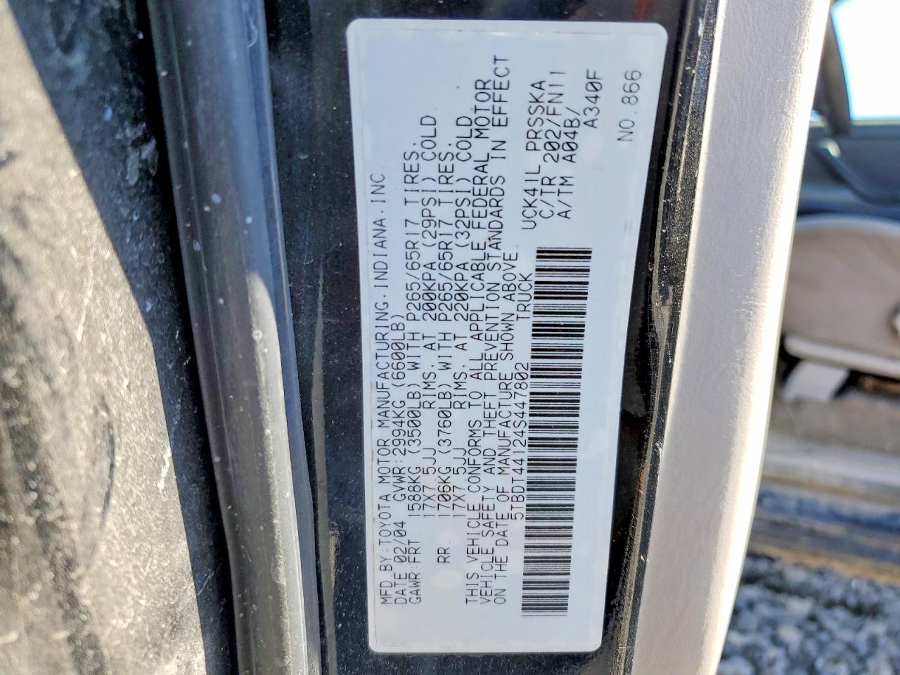 2004 Toyota Tundra SR5
