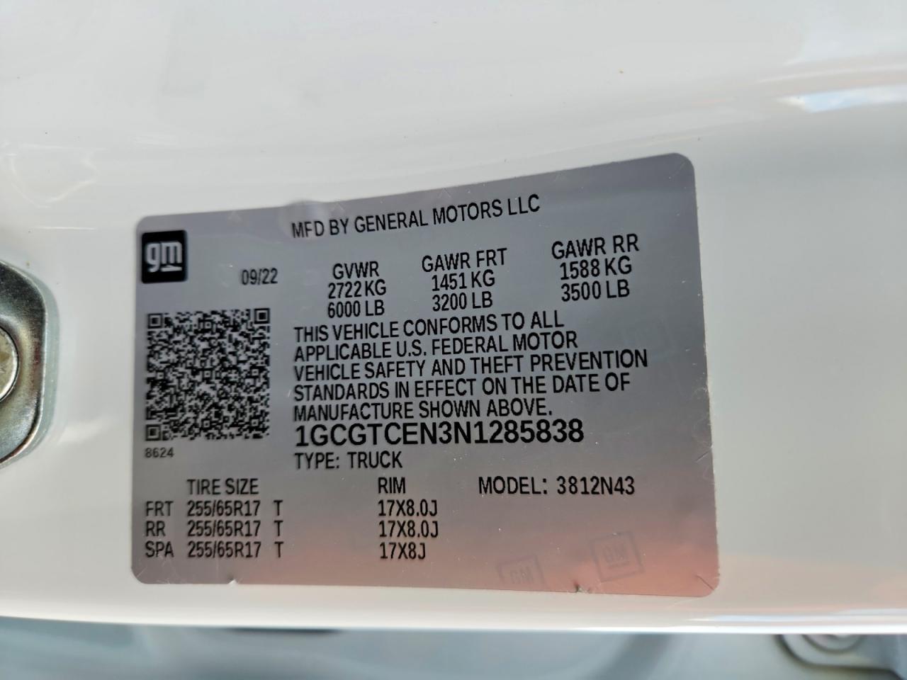 2022 Chevrolet Colorado LT