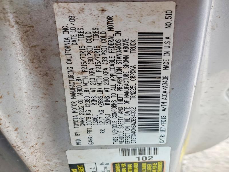 2010 Toyota Tacoma Base