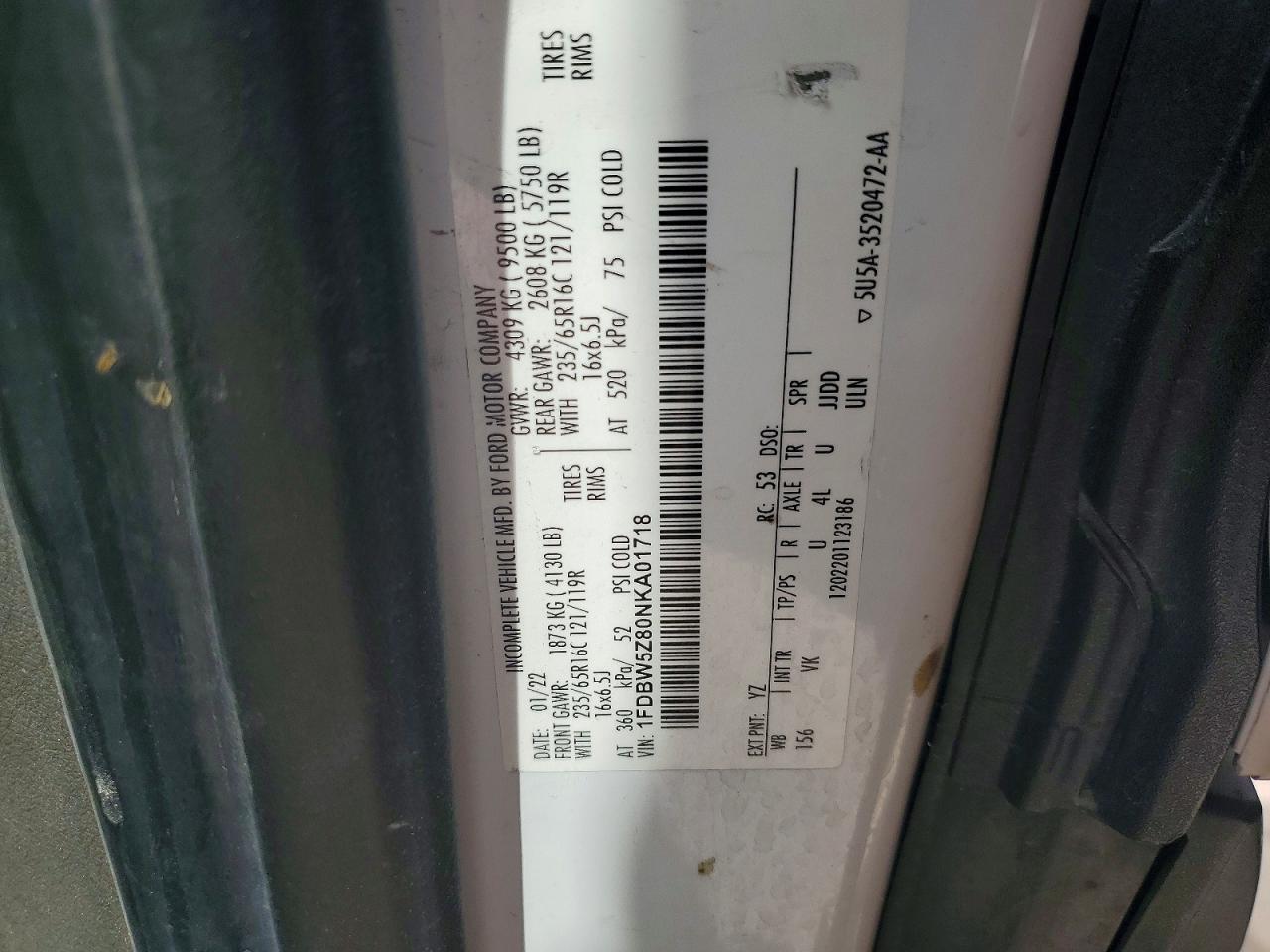 2022 Ford Transit T-350