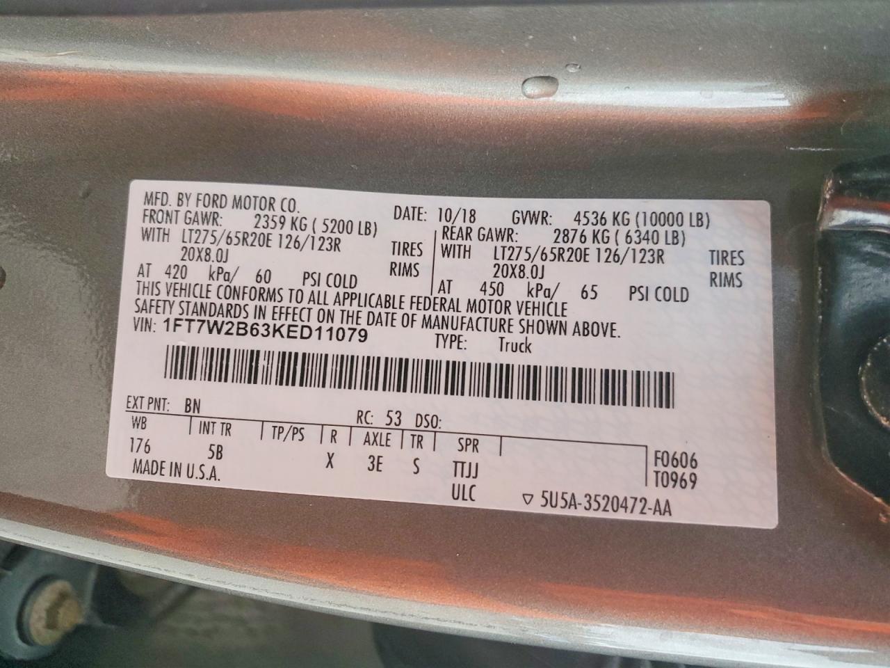2019 Ford F250 Super Duty