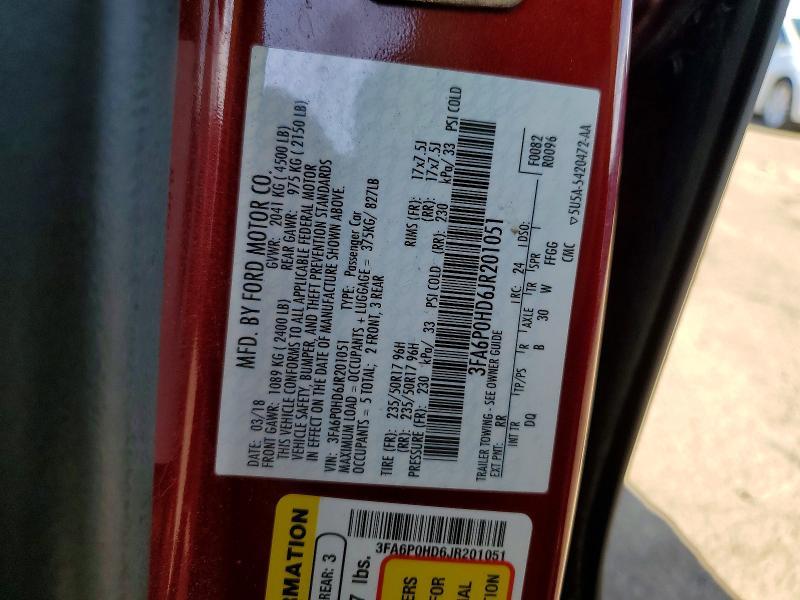 2018 Ford Fusion se