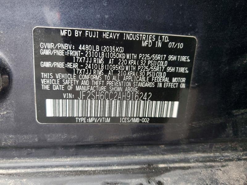 2010 Subaru Forester 2.5i