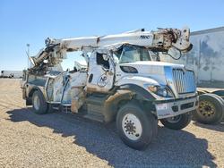 Salvage trucks for sale at Amarillo, TX auction: 2019 International HV507 Digger Derrick Truck