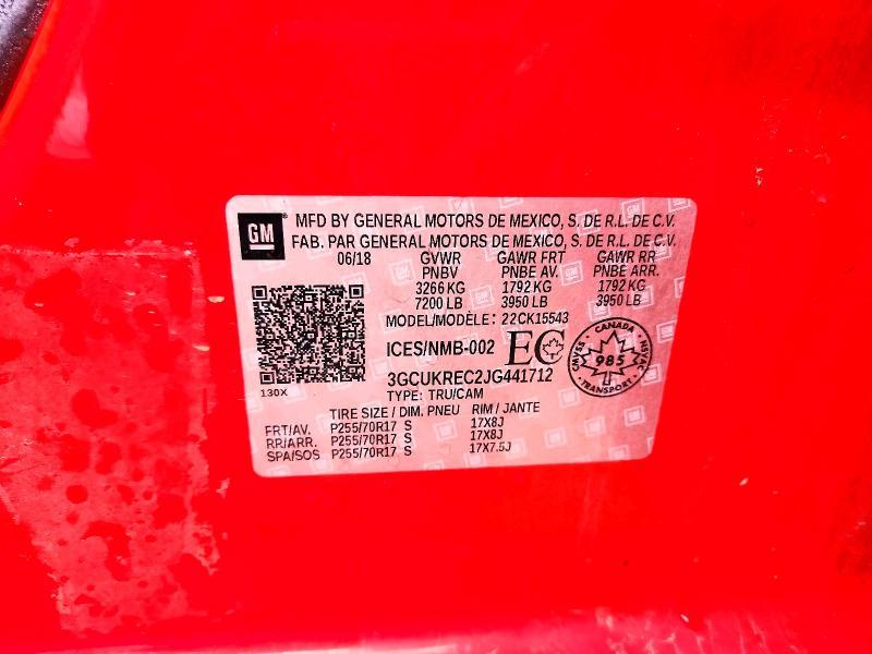 2018 Chevrolet Silverado K1500 lt