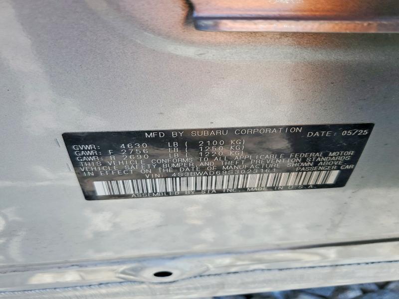2025 Subaru 2025 Suba Legacy pre